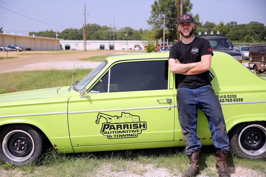 Matthew Walsh earned a national championship title while representing East Mississippi Community College during the 54th annual National Leadership and Skills Conference in Louisville, Ky. Walsh, who graduated in May from EMCC’s Automotive Technology Program, is now a mechanic at Parrish Parrish Automotive & Towing Service in Starkville. Matthew Walsh earned a national championship title while representing East Mississippi Community College during the 54th annual National Leadership and Skills Conference in Louisville, Ky. Walsh, who graduated in May from EMCC’s Automotive Technology Program, is now a mechanic at Parrish Parrish Automotive & Towing Service in Starkville.